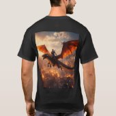 T-shirt pilote de dragon (Dos)