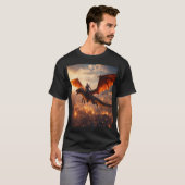 T-shirt pilote de dragon (Devant entier)