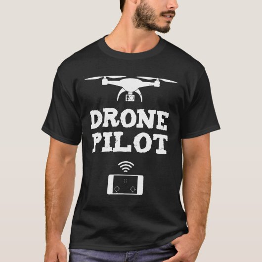 T-shirt Pilote de drone (Devant)