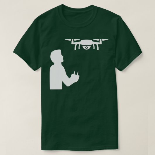 T-shirt Pilote de drone 2 (Design devant)