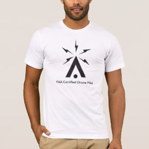 T-shirt Pilote de drone certifié FAA