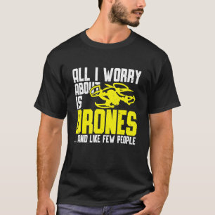 T-shirt Pilote de drone faisant voler des amateurs de cour