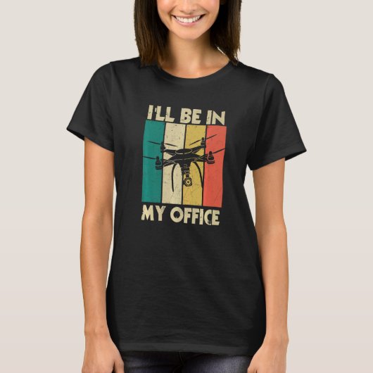 T-shirt Pilote de drone Quadcopter Vol (Devant)