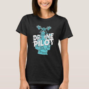 T-shirt Pilote de drone Quadrorotor Quadcopter Fpv Racing 