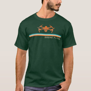 T-shirt Pilote de drone Retro Vintage