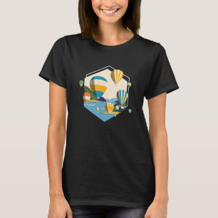 T-shirt Pilote de la volée à air chaud I Ride Aviation Hot