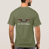 T-shirt Pilote de l'aviation de l'orignal volant (Dos)