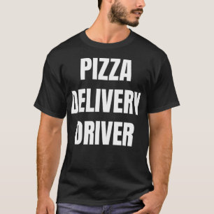T-shirt Pilote De Livraison De Pizza Gras Simple Pour Livr