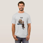 T-shirt Pilote de livraison saisonnier (Devant entier)