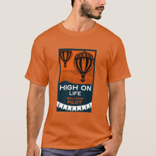 T-shirt Pilote de montgolfière