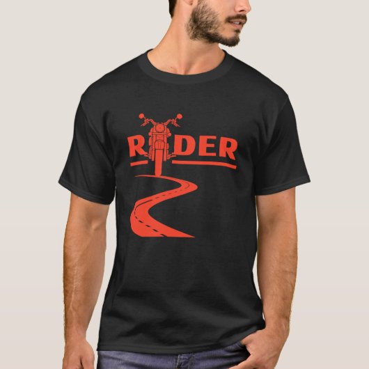 T-shirt Pilote de moto Fière (Devant)