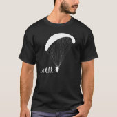 T-shirt Pilote de paramoteur d'évolution (Devant)