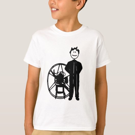 T-shirt Pilote de Paramotor (Devant)