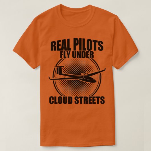 T-shirt Pilote de planeur à projectile faisant monter des  (Design devant)
