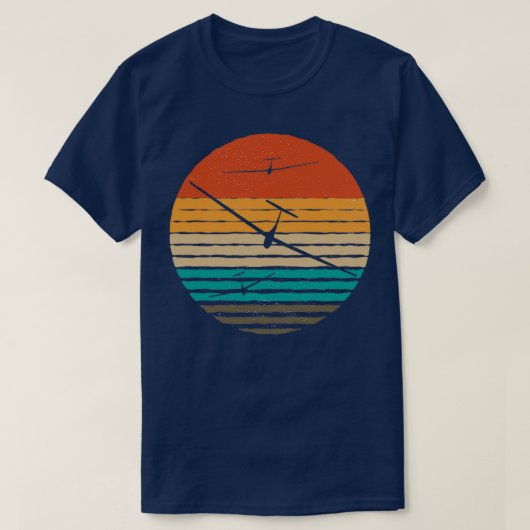 T-shirt Pilote de planeur en flammes Idée cadeau  (Design devant)