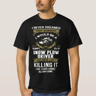 T-shirt Pilote de vieille neige grincheuse