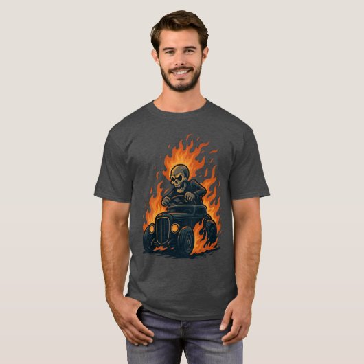 T-shirt Pilote d'enfer (Devant entier)