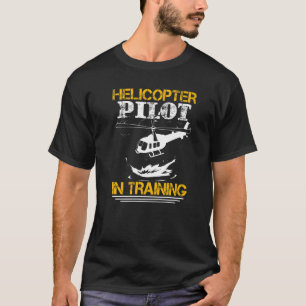T-shirt Pilote D'Hélicoptère En Formation