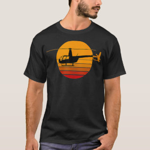 T-shirt Pilote d'hélicoptère R44 Aviation  Hélicoptère R44