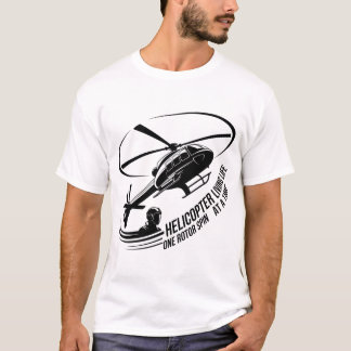 T-shirt Pilote d'hélicoptère – Vivre la vie une rotation à
