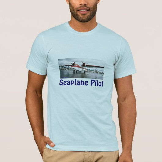T-shirt Pilote d'hydravion (Devant)
