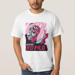 T-shirt Pilote d'ovnis certifié