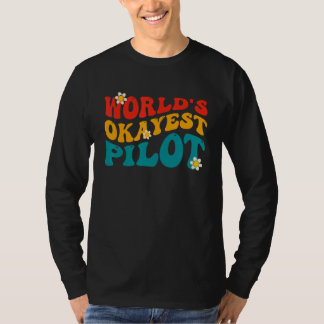 T-shirt Pilote Drôle Pilote Assez Correct Du Monde