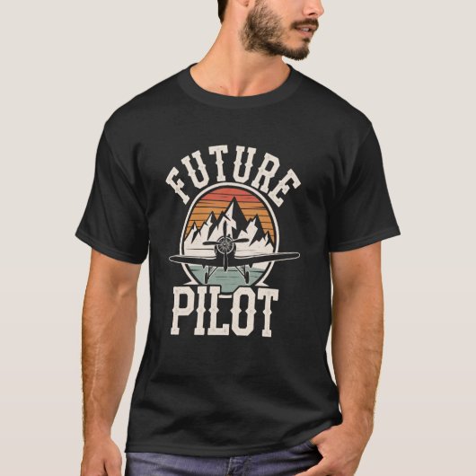 T-shirt Pilote du futur (Devant)