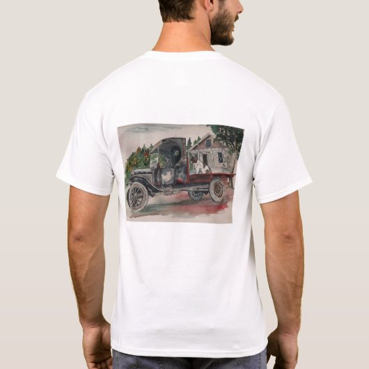 T-shirt Pilote du siège arrière (Dos)