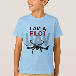 T-shirt Pilote d'UAV Quadpilot Quadcopter