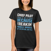 T-shirt Pilote en chef (Devant)