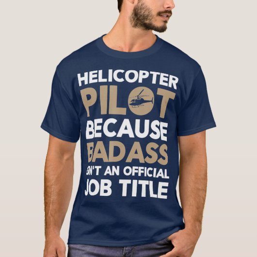 T-shirt Pilote hélico (Devant)