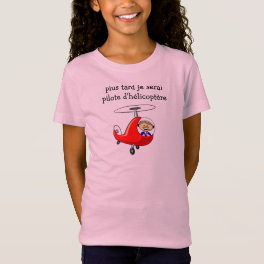 t-shirt pilote hélico (Devant)