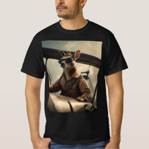 T-shirt Pilote Kangourou Australien,