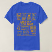 T-SHIRT PILOTE LOCO ASSISTANT NICE DESIGN 2017 1 (Design devant)