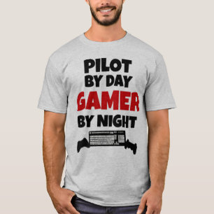 T-shirt Pilote par Jeu de Jour par Nuit