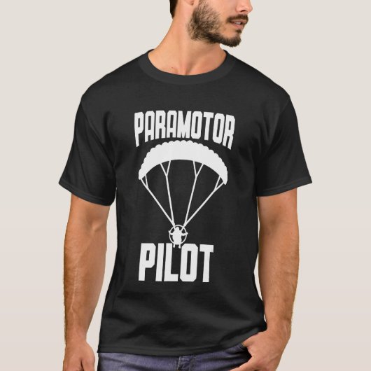 T-shirt Pilote paramoteur (Devant)