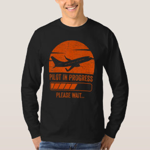 T-shirt Pilote pour enfants en cours de futur pilote jouet