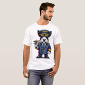T-shirt Pilote Terrier Écossais (Devant entier)