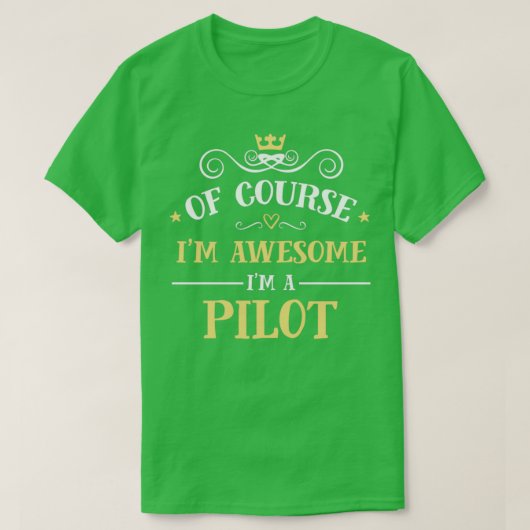 T-shirt Pilote très fier (Design devant)