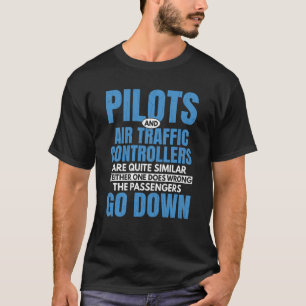T-shirt Pilotes Et Contrôleurs De La Circulation Aérienne