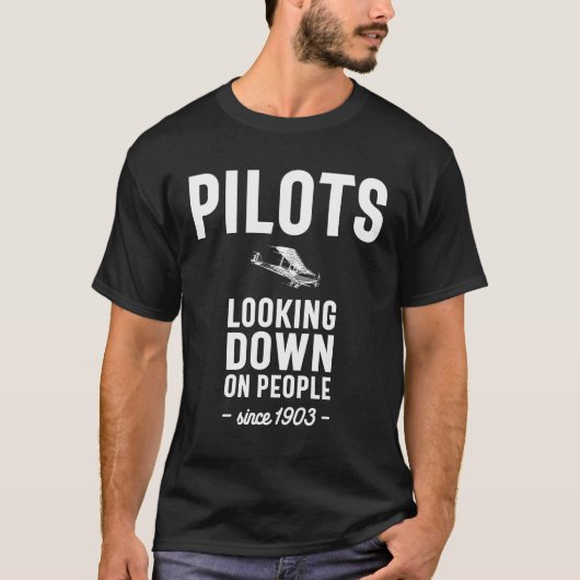 T-shirt Pilotes - Regard Sur Les Gens Depuis 1903 (Devant)