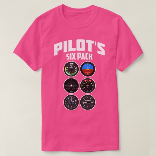 T-shirt Pilotes Six Pack Abs Art Cute Super Flying Ab Art  (Design devant)