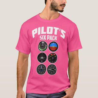T-shirt Pilotes Six Pack Abs Art Cute Super Flying Ab Art 