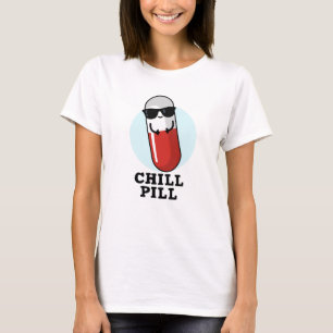 T-shirt Pilule de pilule Cool de médecine Pun
