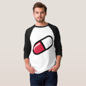 T-shirt Pilule rouge (Devant entier)