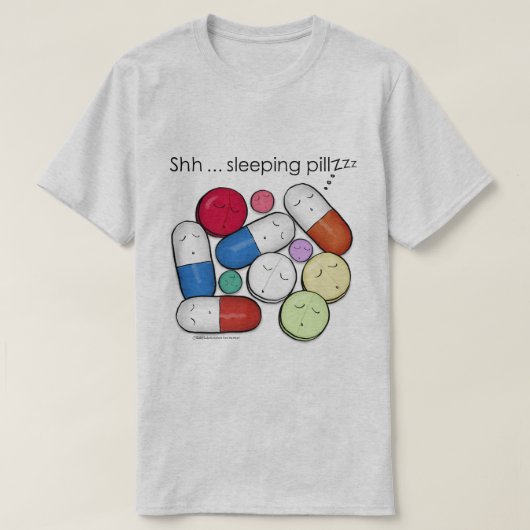 T-shirt Pilules de sommeil-médicaments (Design devant)