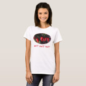 T-shirt piment chaud chaud rouge chaud plante (Devant entier)