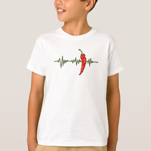 T-shirt Piment Rouge Chilli - nourriture indienne (Devant)