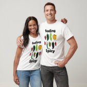 T-shirt Piment Sentiment Brûlant Fête Fiesta (Unisexe)